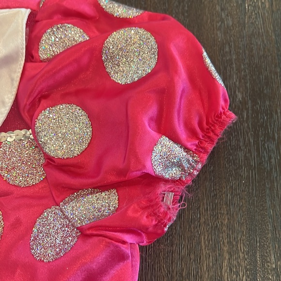 Disney Minnie Mouse Girls Play Costume Dress with Ears. Size 4-6X - Picture 6 of 9